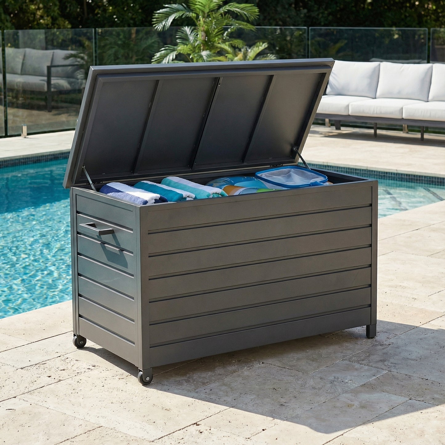 Aluminum Alloy Teslin Water Resistant Metal Deck Box